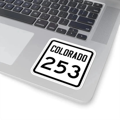 Colorado 253 1946 (Colorado) (Road Sign) STICKER Vinyl Kiss-Cut Decal - The Sticker Space