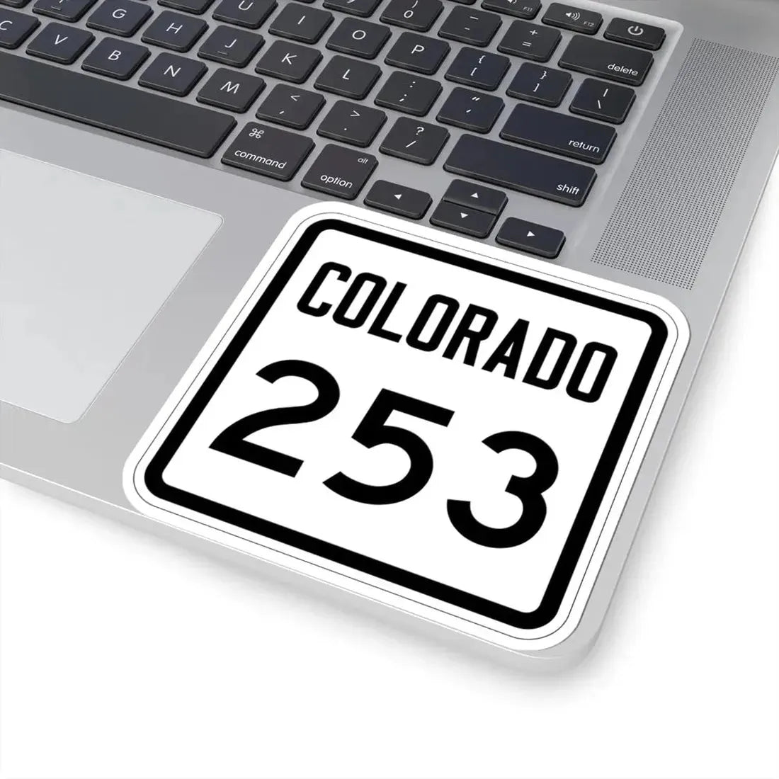 Colorado 253 1946 (Colorado) (Road Sign) STICKER Vinyl Kiss-Cut Decal - The Sticker Space