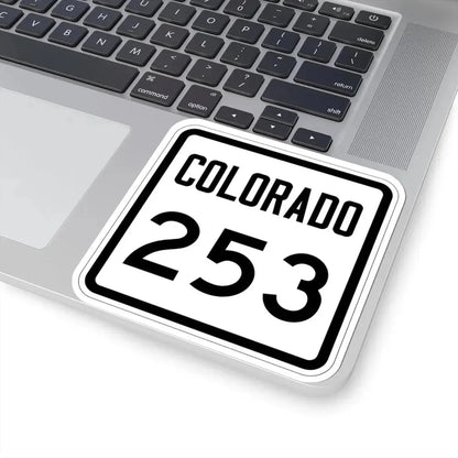 Colorado 253 1946 (Colorado) (Road Sign) STICKER Vinyl Kiss-Cut Decal - The Sticker Space