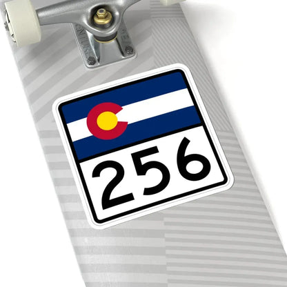 Colorado 256 (Colorado) (Road Sign) STICKER Vinyl Kiss-Cut Decal - The Sticker Space