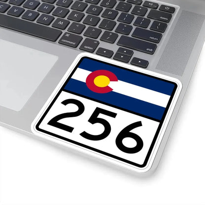 Colorado 256 (Colorado) (Road Sign) STICKER Vinyl Kiss-Cut Decal - The Sticker Space