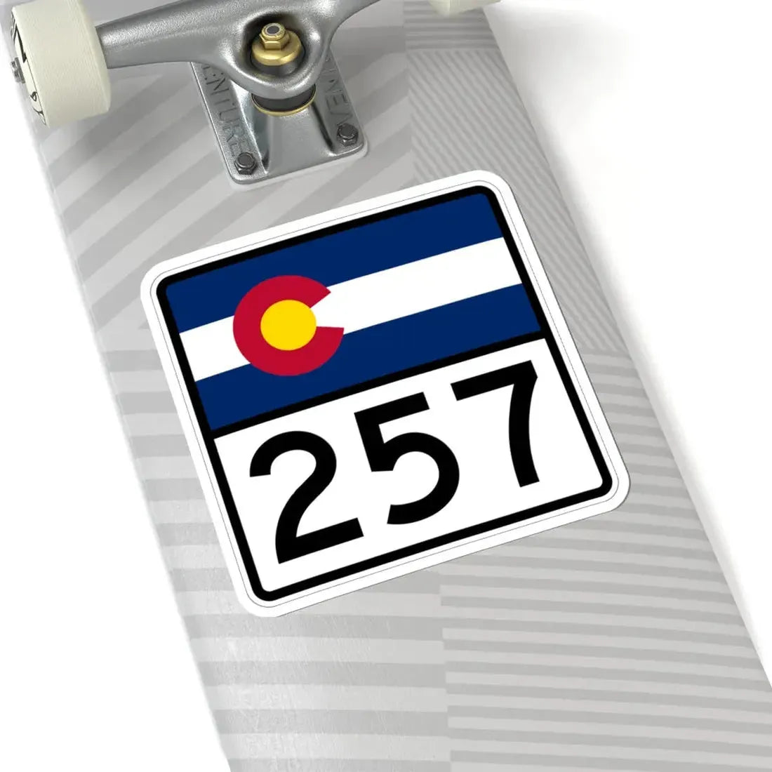 Colorado 257 (Colorado) (Road Sign) STICKER Vinyl Kiss-Cut Decal - The Sticker Space