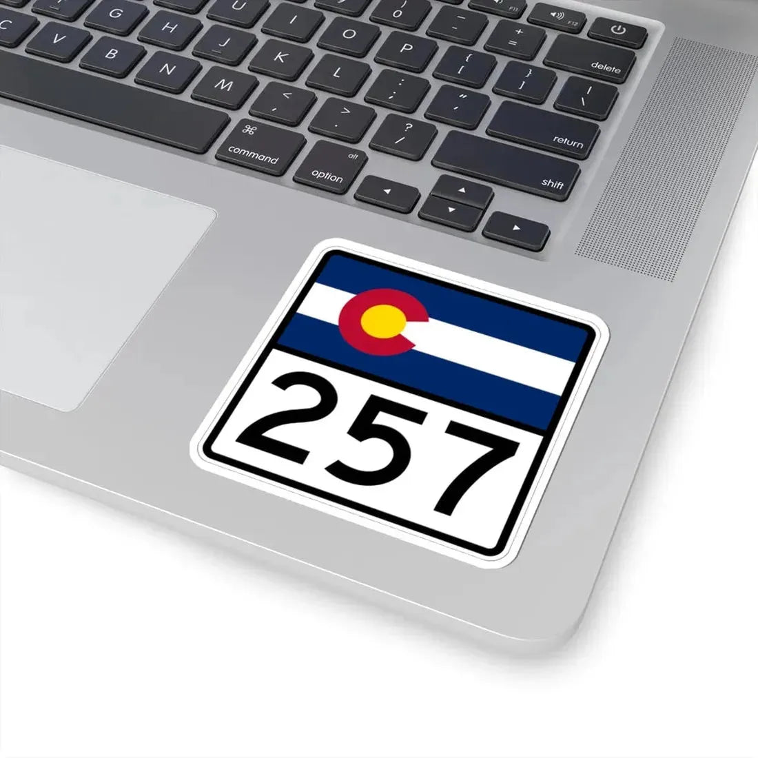 Colorado 257 (Colorado) (Road Sign) STICKER Vinyl Kiss-Cut Decal - The Sticker Space