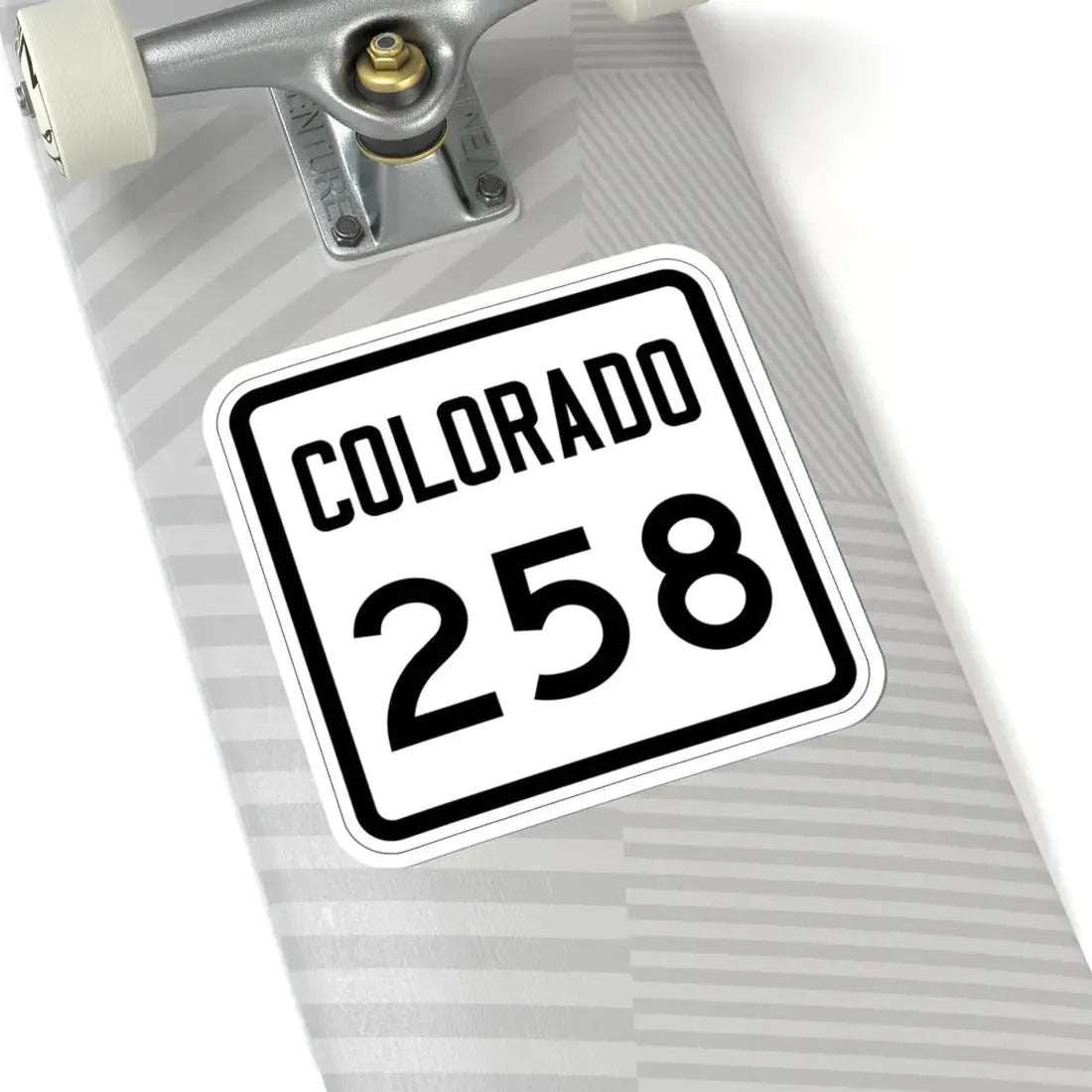 Colorado 258 1946 (Colorado) (Road Sign) STICKER Vinyl Kiss-Cut Decal - The Sticker Space