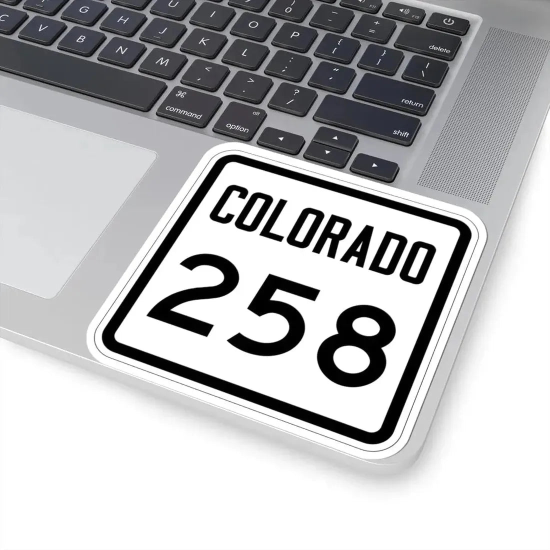 Colorado 258 1946 (Colorado) (Road Sign) STICKER Vinyl Kiss-Cut Decal - The Sticker Space