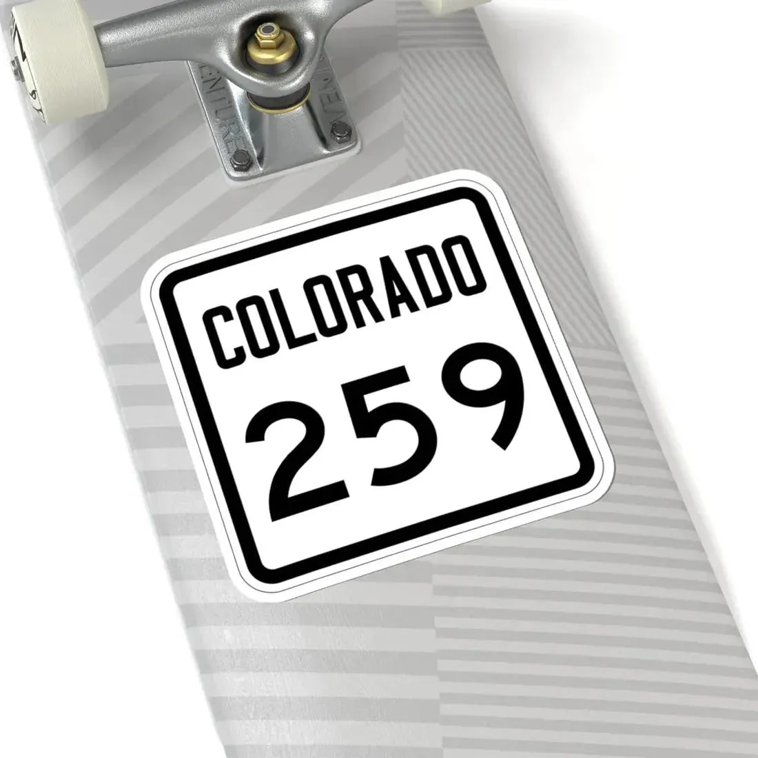 Colorado 259 1946 (Colorado) (Road Sign) STICKER Vinyl Kiss-Cut Decal - The Sticker Space