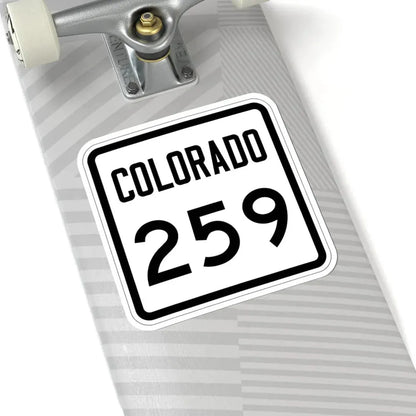 Colorado 259 1946 (Colorado) (Road Sign) STICKER Vinyl Kiss-Cut Decal - The Sticker Space