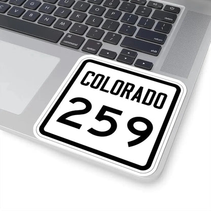 Colorado 259 1946 (Colorado) (Road Sign) STICKER Vinyl Kiss-Cut Decal - The Sticker Space
