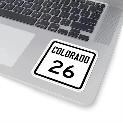 Colorado 26 1946 (Colorado) (Road Sign) STICKER Vinyl Kiss-Cut Decal - The Sticker Space