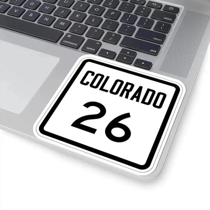 Colorado 26 1946 (Colorado) (Road Sign) STICKER Vinyl Kiss-Cut Decal - The Sticker Space