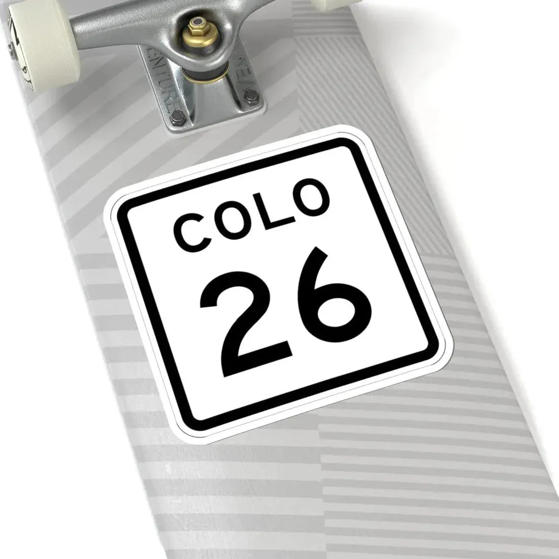 Colorado 26 1952 (Colorado) (Road Sign) STICKER Vinyl Kiss-Cut Decal - The Sticker Space