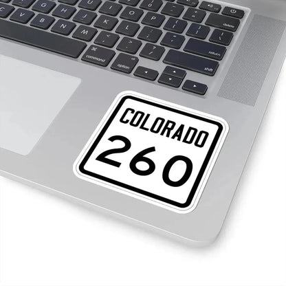 Colorado 260 1946 (Colorado) (Road Sign) STICKER Vinyl Kiss-Cut Decal - The Sticker Space