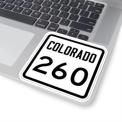 Colorado 260 1946 (Colorado) (Road Sign) STICKER Vinyl Kiss-Cut Decal - The Sticker Space