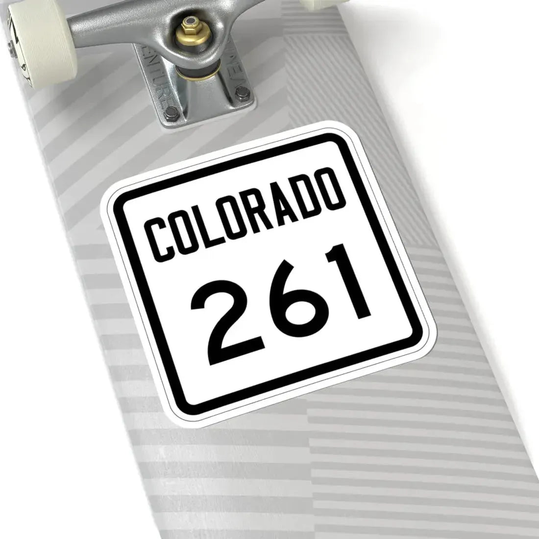 Colorado 261 1946 (Colorado) (Road Sign) STICKER Vinyl Kiss-Cut Decal - The Sticker Space