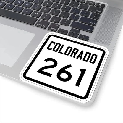 Colorado 261 1946 (Colorado) (Road Sign) STICKER Vinyl Kiss-Cut Decal - The Sticker Space
