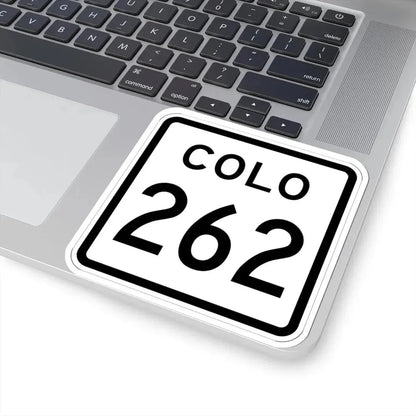 Colorado 262 1952 (Colorado) (Road Sign) STICKER Vinyl Kiss-Cut Decal - The Sticker Space