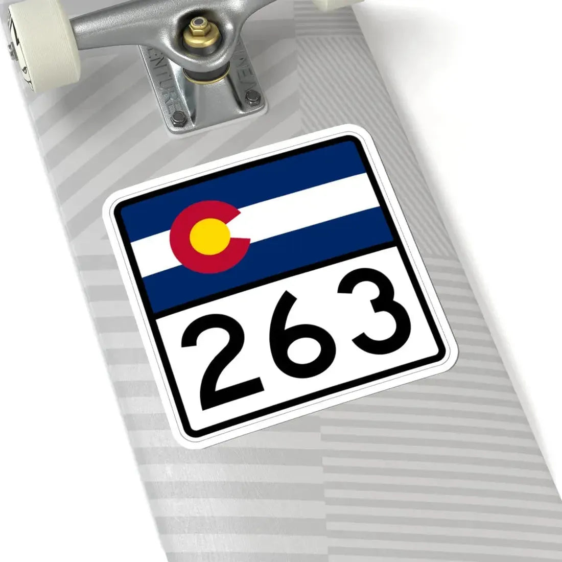 Colorado 263 (Colorado) (Road Sign) STICKER Vinyl Kiss-Cut Decal - The Sticker Space