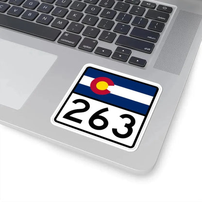 Colorado 263 (Colorado) (Road Sign) STICKER Vinyl Kiss-Cut Decal - The Sticker Space