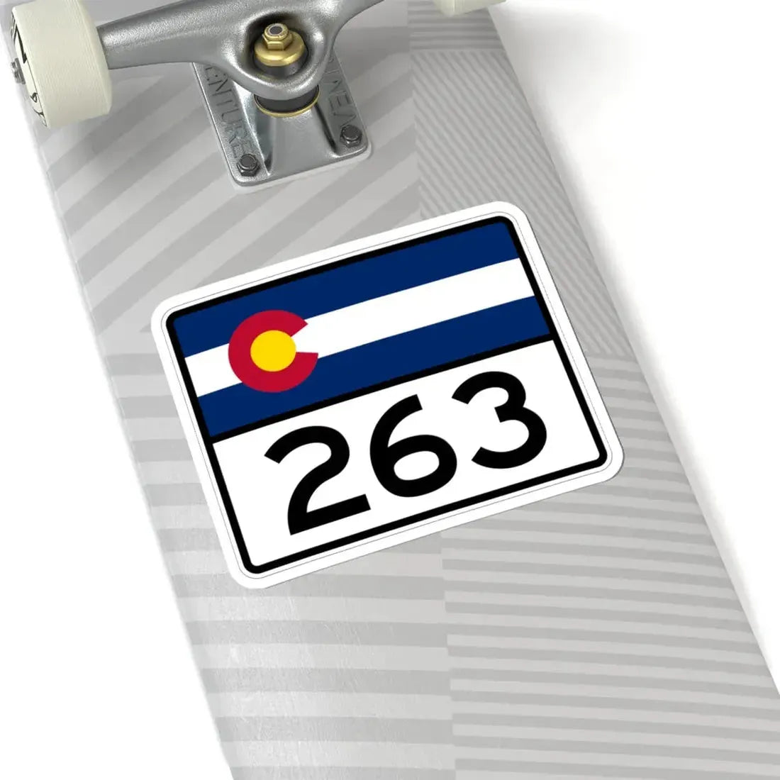 Colorado 263 wide (Colorado) (Road Sign) STICKER Vinyl Kiss-Cut Decal - The Sticker Space