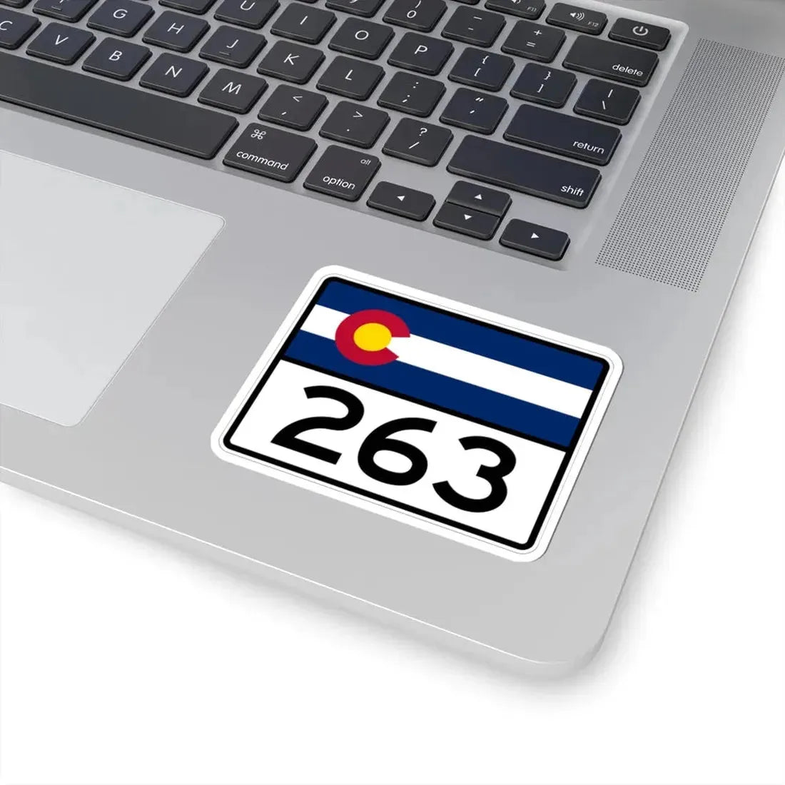 Colorado 263 wide (Colorado) (Road Sign) STICKER Vinyl Kiss-Cut Decal - The Sticker Space