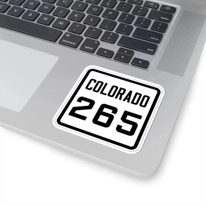 Colorado 265 1926 (Colorado) (Road Sign) STICKER Vinyl Kiss-Cut Decal - The Sticker Space