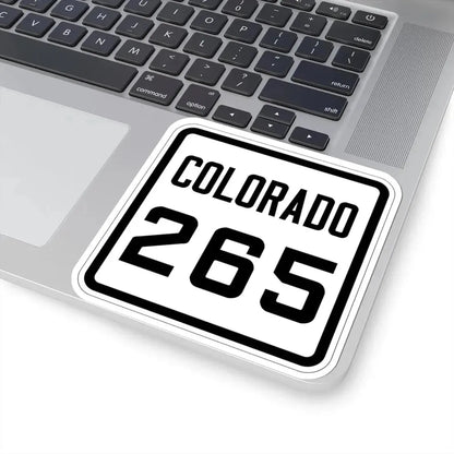 Colorado 265 1926 (Colorado) (Road Sign) STICKER Vinyl Kiss-Cut Decal - The Sticker Space