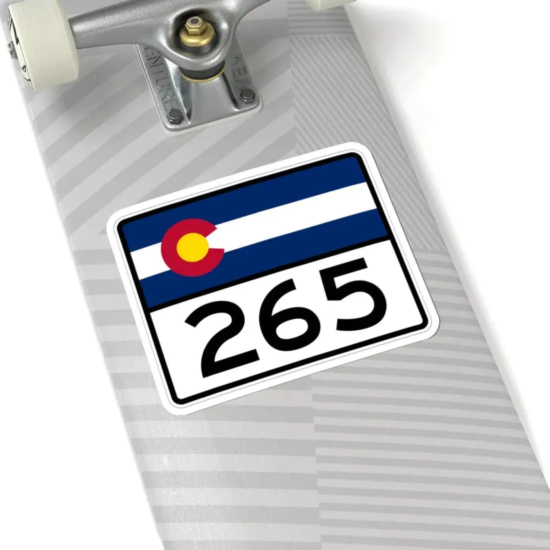Colorado 265 wide (Colorado) (Road Sign) STICKER Vinyl Kiss-Cut Decal - The Sticker Space