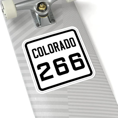 Colorado 266 1926 (Colorado) (Road Sign) STICKER Vinyl Kiss-Cut Decal - The Sticker Space