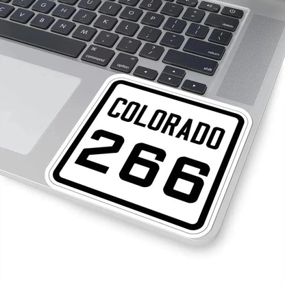 Colorado 266 1926 (Colorado) (Road Sign) STICKER Vinyl Kiss-Cut Decal - The Sticker Space