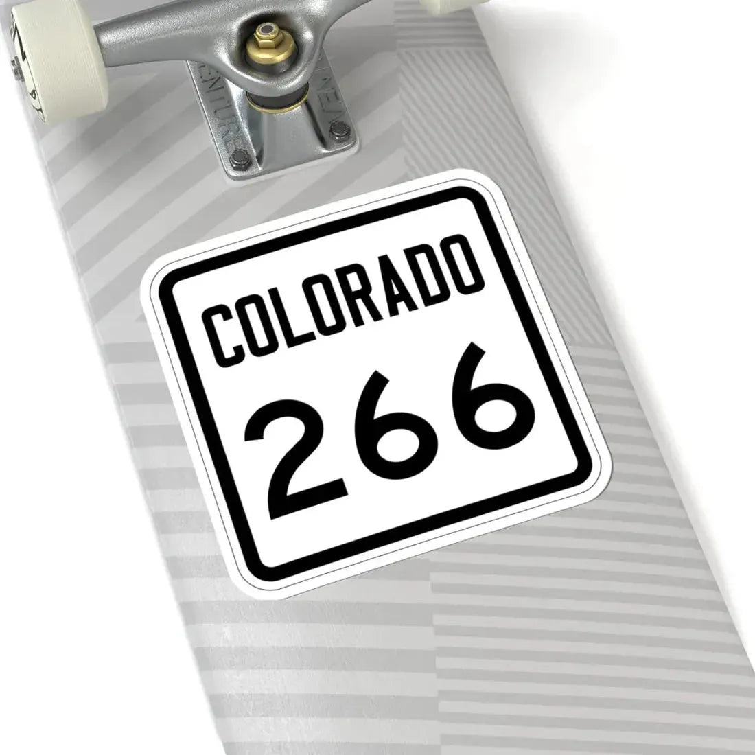 Colorado 266 1946 (Colorado) (Road Sign) STICKER Vinyl Kiss-Cut Decal - The Sticker Space