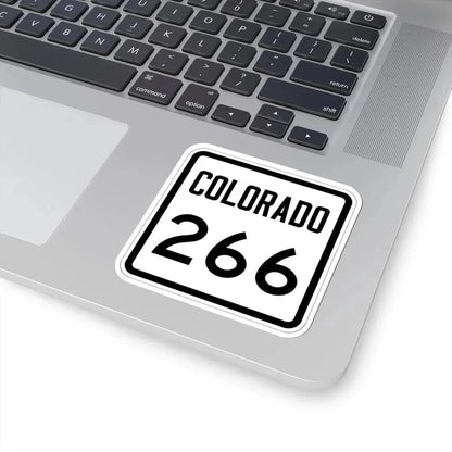 Colorado 266 1946 (Colorado) (Road Sign) STICKER Vinyl Kiss-Cut Decal - The Sticker Space