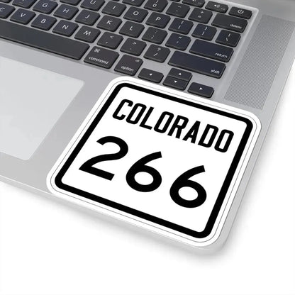 Colorado 266 1946 (Colorado) (Road Sign) STICKER Vinyl Kiss-Cut Decal - The Sticker Space