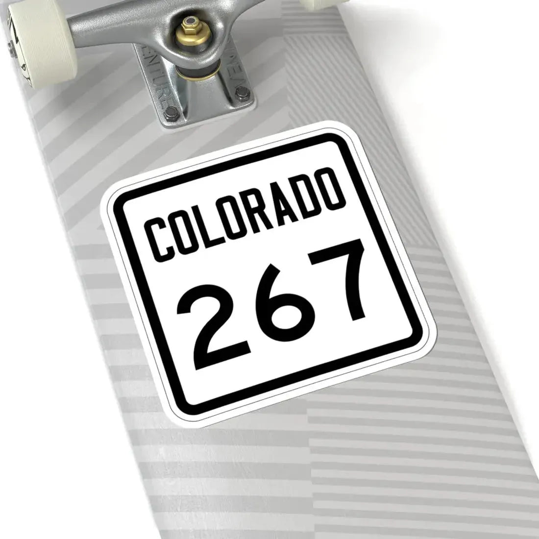 Colorado 267 1946 (Colorado) (Road Sign) STICKER Vinyl Kiss-Cut Decal - The Sticker Space
