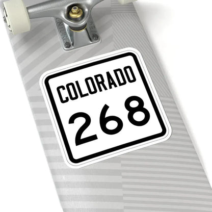 Colorado 268 1946 (Colorado) (Road Sign) STICKER Vinyl Kiss-Cut Decal - The Sticker Space