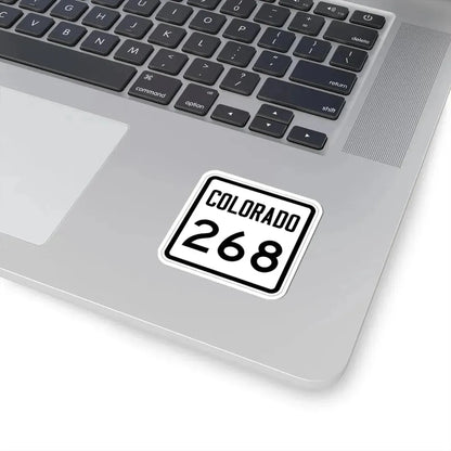 Colorado 268 1946 (Colorado) (Road Sign) STICKER Vinyl Kiss-Cut Decal - The Sticker Space