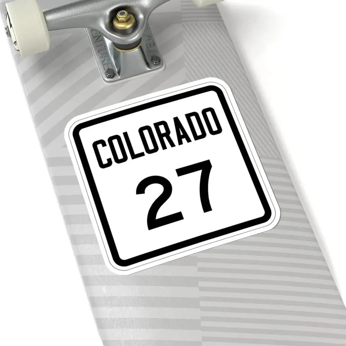 Colorado 27 1946 (Colorado) (Road Sign) STICKER Vinyl Kiss-Cut Decal - The Sticker Space