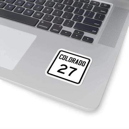 Colorado 27 1946 (Colorado) (Road Sign) STICKER Vinyl Kiss-Cut Decal - The Sticker Space