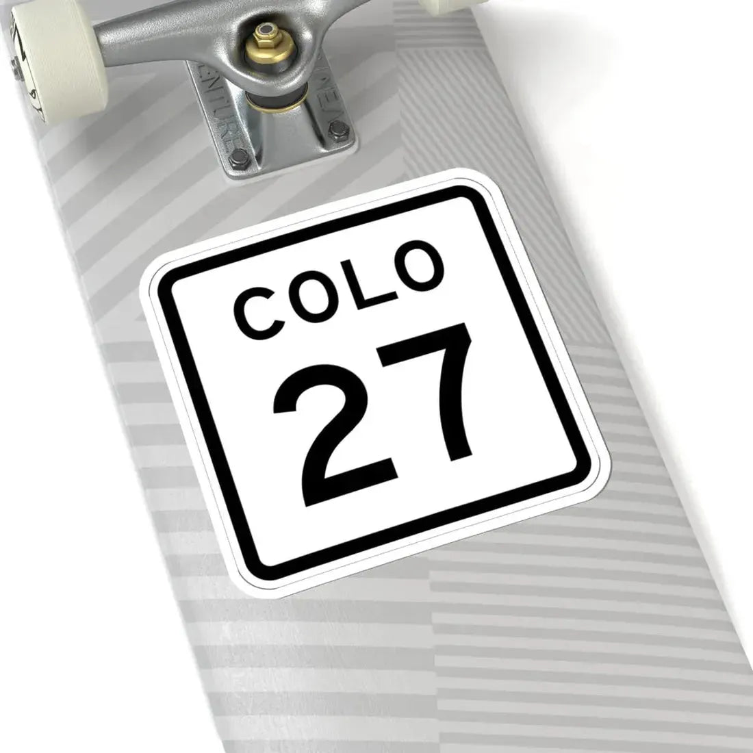 Colorado 27 1952 (Colorado) (Road Sign) STICKER Vinyl Kiss-Cut Decal - The Sticker Space