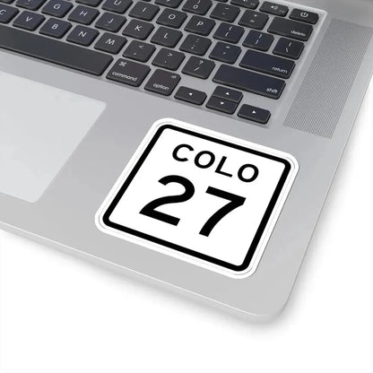 Colorado 27 1952 (Colorado) (Road Sign) STICKER Vinyl Kiss-Cut Decal - The Sticker Space