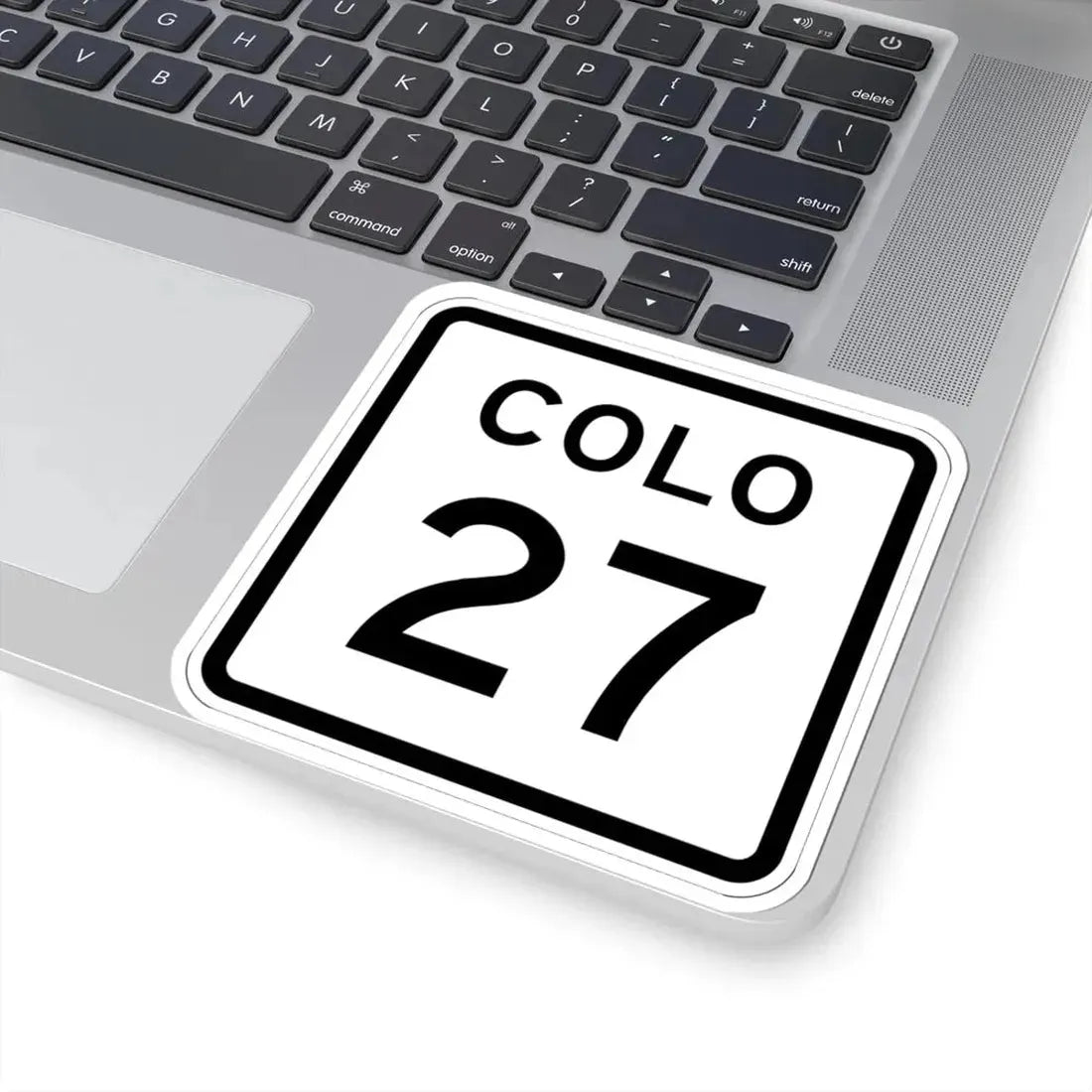 Colorado 27 1952 (Colorado) (Road Sign) STICKER Vinyl Kiss-Cut Decal - The Sticker Space