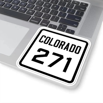 Colorado 271 1926 (Colorado) (Road Sign) STICKER Vinyl Kiss-Cut Decal - The Sticker Space