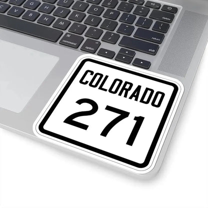 Colorado 271 1946 (Colorado) (Road Sign) STICKER Vinyl Kiss-Cut Decal - The Sticker Space
