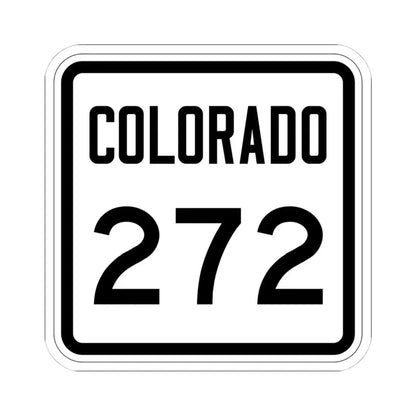 Colorado 272 1946 (Colorado) (Road Sign) STICKER Vinyl Kiss-Cut Decal 4 Inch White - The Sticker Space