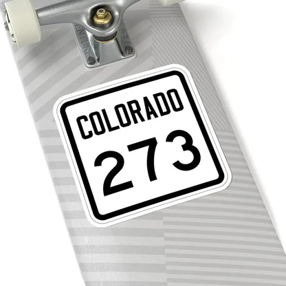 Colorado 273 1946 (Colorado) (Road Sign) STICKER Vinyl Kiss-Cut Decal - The Sticker Space