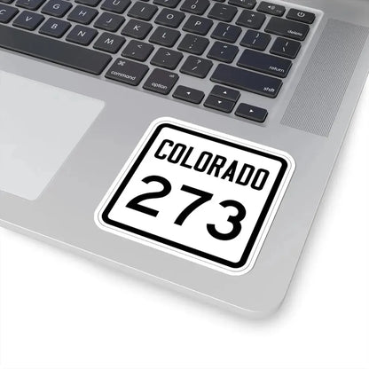 Colorado 273 1946 (Colorado) (Road Sign) STICKER Vinyl Kiss-Cut Decal - The Sticker Space