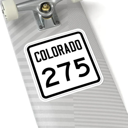 Colorado 275 1946 (Colorado) (Road Sign) STICKER Vinyl Kiss-Cut Decal - The Sticker Space