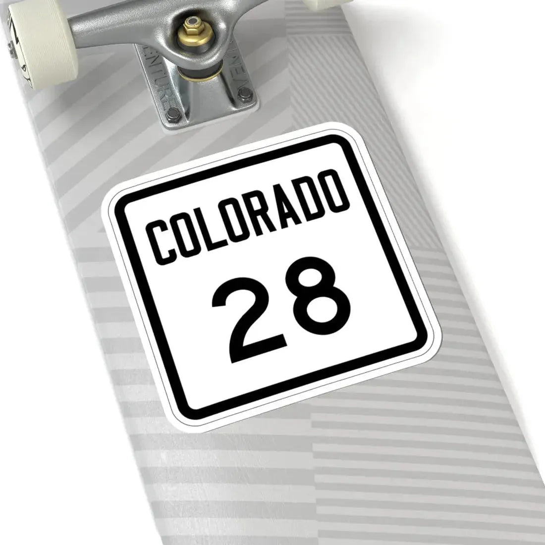 Colorado 28 1946 (Colorado) (Road Sign) STICKER Vinyl Kiss-Cut Decal - The Sticker Space