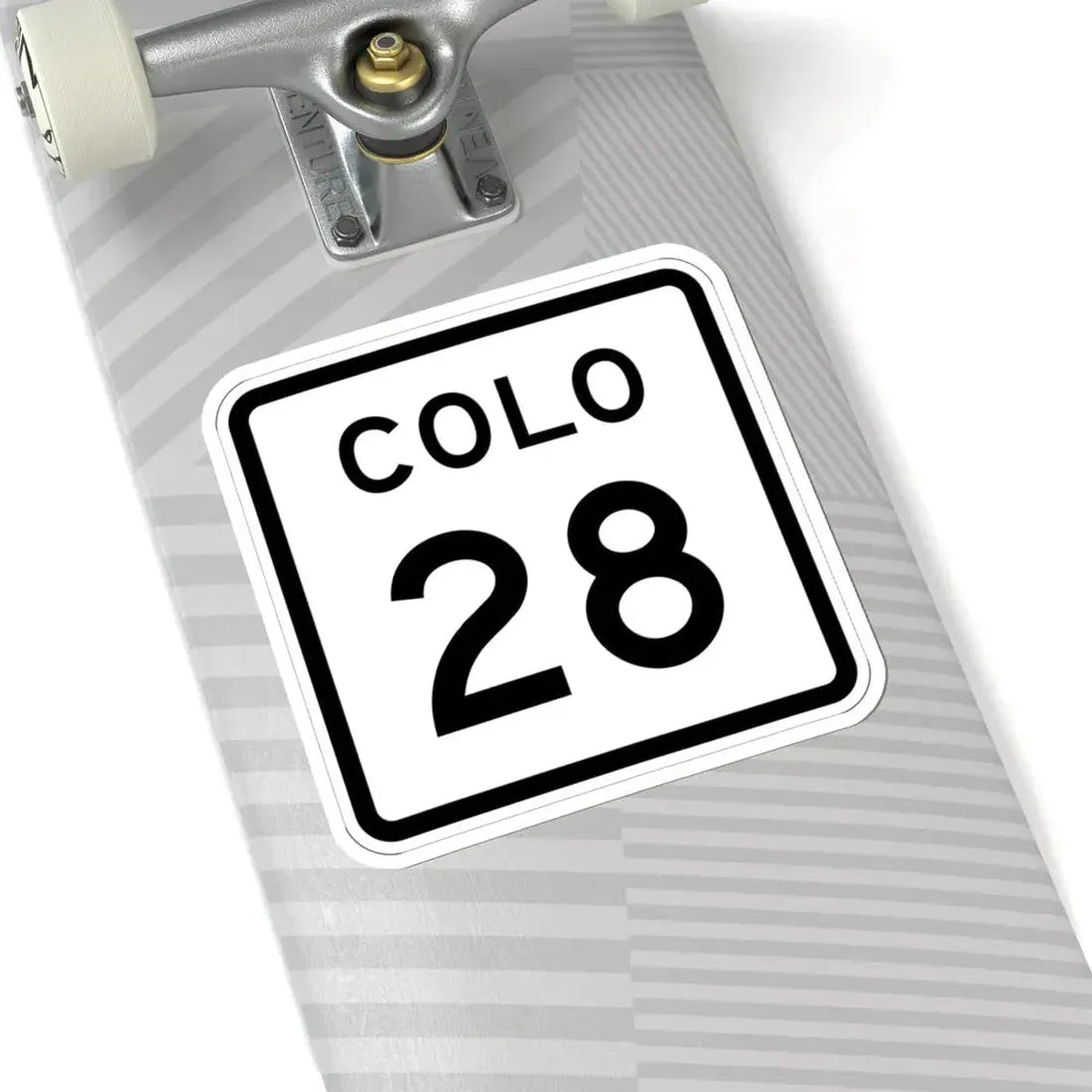 Colorado 28 1952 (Colorado) (Road Sign) STICKER Vinyl Kiss-Cut Decal - The Sticker Space