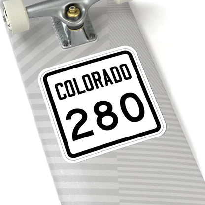 Colorado 280 1946 (Colorado) (Road Sign) STICKER Vinyl Kiss-Cut Decal - The Sticker Space