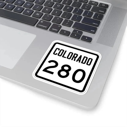Colorado 280 1946 (Colorado) (Road Sign) STICKER Vinyl Kiss-Cut Decal - The Sticker Space